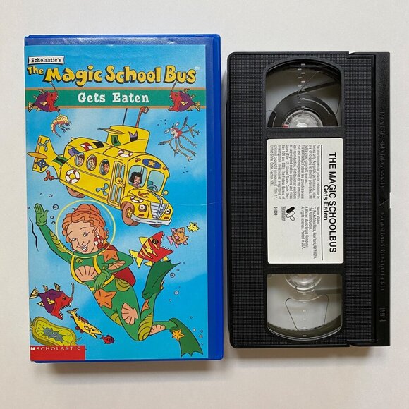 1990s The Magic School Bug Gets Eaten VHS Video Tape Tested Working - Picture 1 of 4